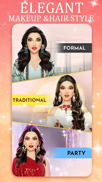 Indian Fashion Dressup Stylist  [МОД Много денег] Screenshot 5