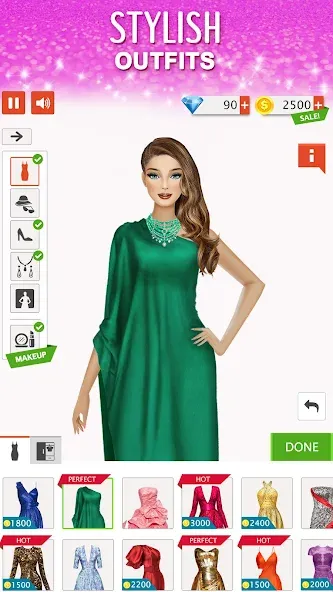 Fashion Stylist: Dress Up Game  [МОД Menu] Screenshot 2