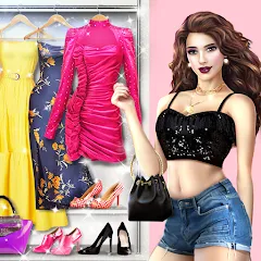 Взломанная Fashion Stylist: Dress Up Game  [МОД Menu] - стабильная версия apk на Андроид