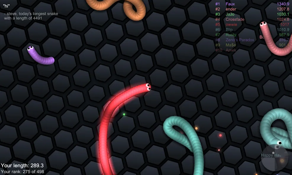 slither.io  [МОД Все открыто] Screenshot 2