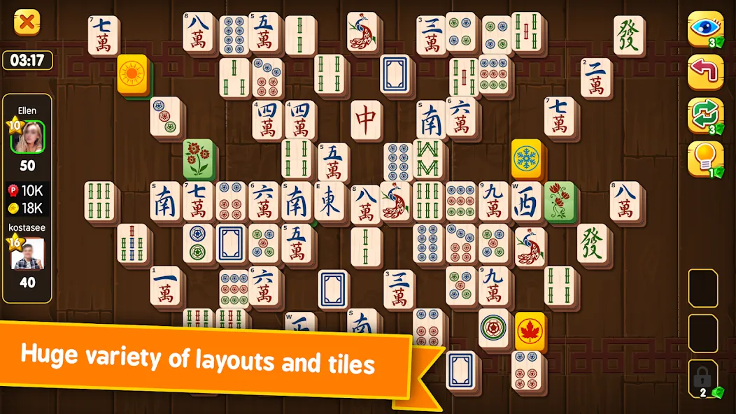 Mahjong Duels (Маджонг Дуэли)  [МОД Все открыто] Screenshot 1