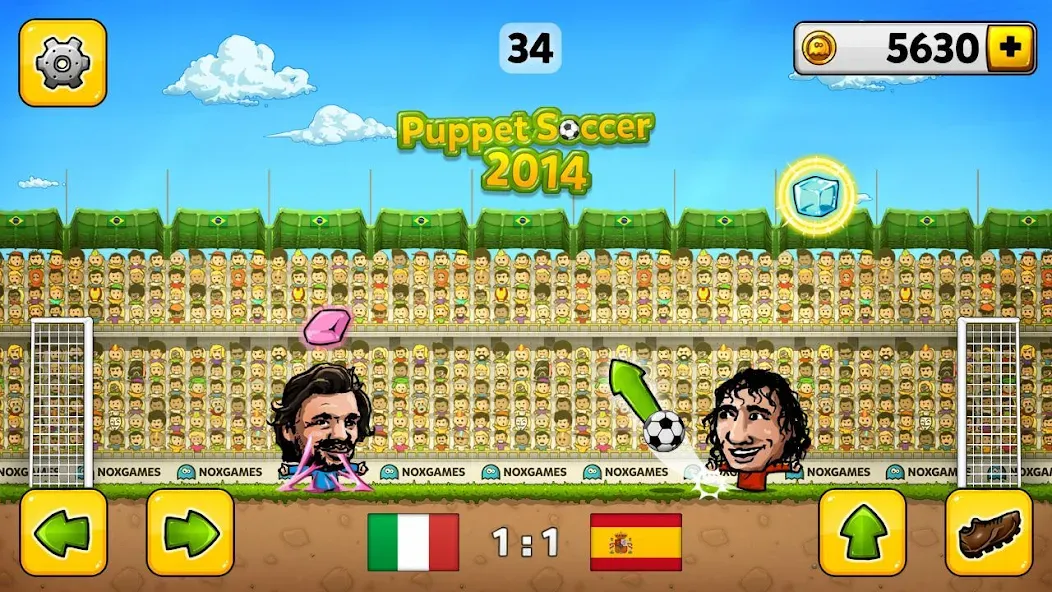 Puppet Soccer - Football  [МОД Меню] Screenshot 3