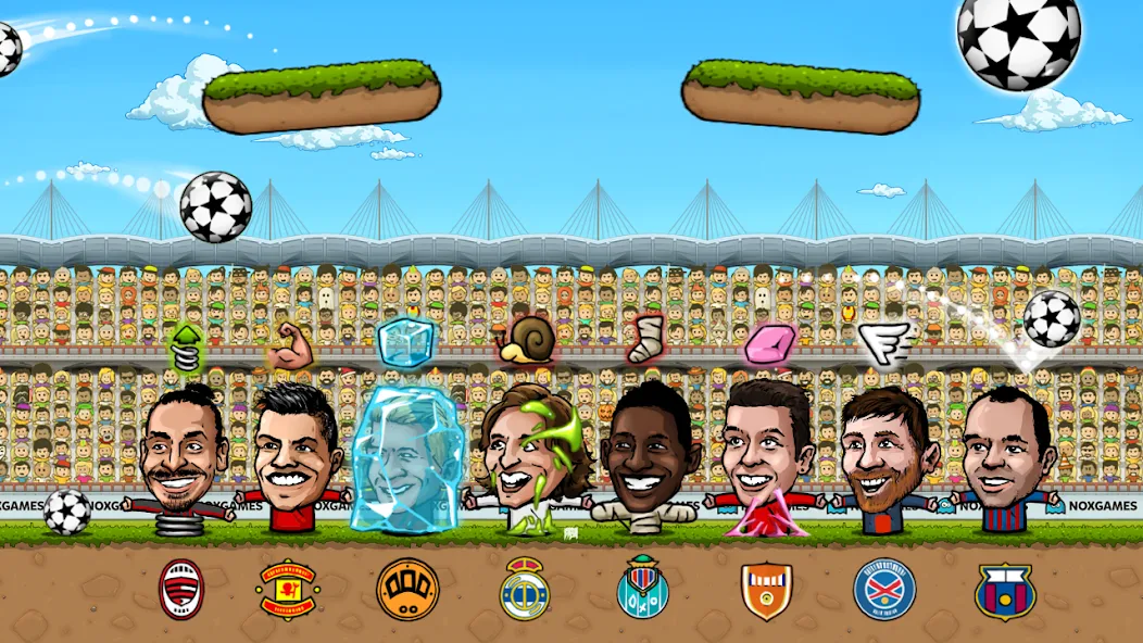 Puppet Soccer: Champs League (Паппет Соккер)  [МОД Mega Pack] Screenshot 3