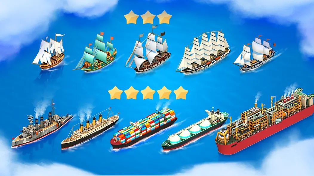 Sea Port: Cargo Boat Tycoon (Си Порт)  [МОД Unlocked] Screenshot 4