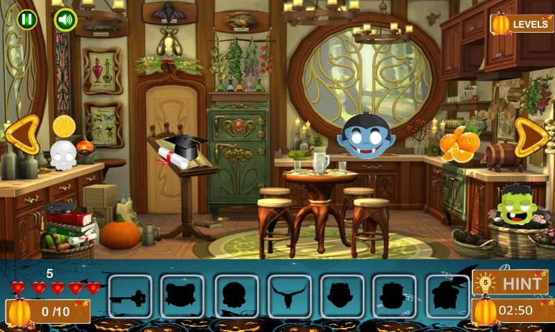 Halloween Hidden Objects (Хэллоуин Скрытые Объекты)  [МОД Unlimited Money] Screenshot 4