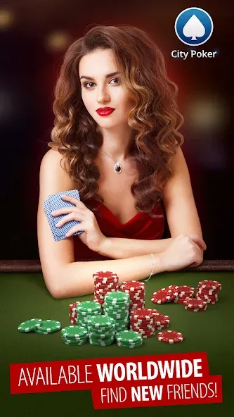 City Poker: Holdem, Omaha (Сити Покер)  [МОД Unlocked] Screenshot 1