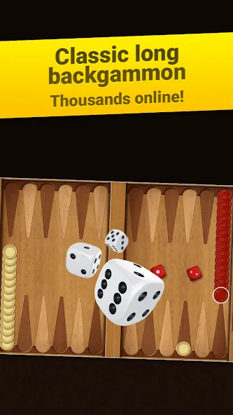 Backgammon Long Arena  [МОД Бесконечные деньги] Screenshot 1