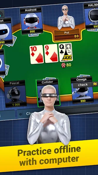 Poker Arena: texas holdem game (Покер Арена)  [МОД Menu] Screenshot 5