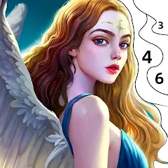 Скачать взлом Angel & Devil Paint by Number  [МОД Unlocked] - стабильная версия apk на Андроид