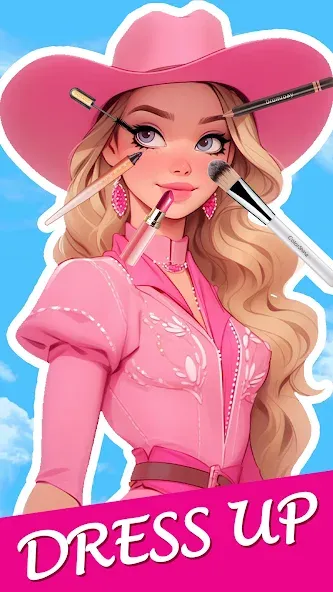 Doll Makeover: dress up games (Долл Мейковер)  [МОД Бесконечные монеты] Screenshot 1