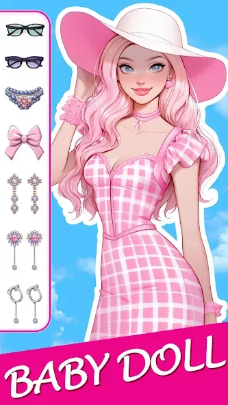 Doll Makeover: dress up games (Долл Мейковер)  [МОД Бесконечные монеты] Screenshot 2