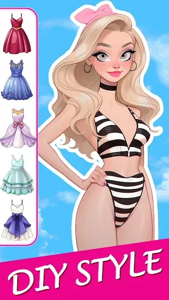 Doll Makeover: dress up games (Долл Мейковер)  [МОД Бесконечные монеты] Screenshot 3