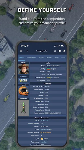 GPRO - Classic racing manager (ГПРО)  [МОД Mega Pack] Screenshot 2