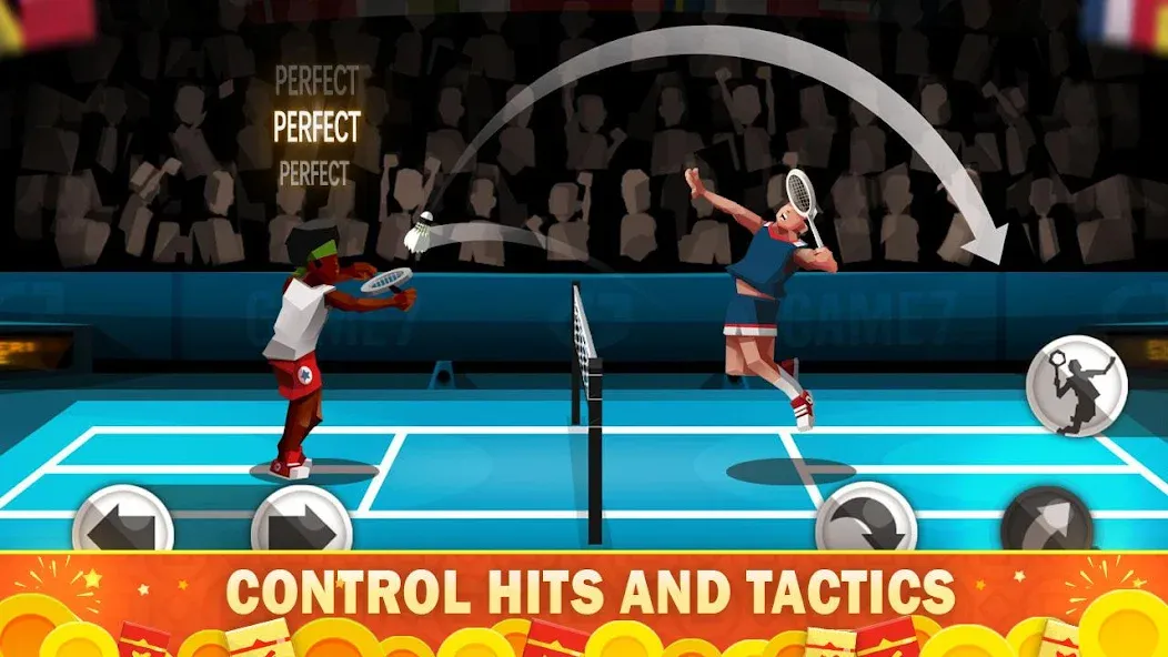 Badminton League  [МОД Меню] Screenshot 1