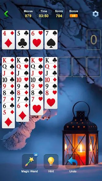 Solitaire - Classic Card Games  [МОД Бесконечные монеты] Screenshot 3