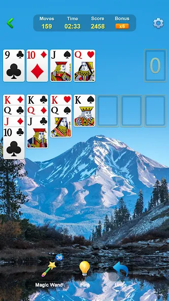 Solitaire - Classic Card Games  [МОД Бесконечные монеты] Screenshot 5