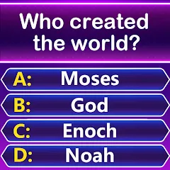 Скачать взлом Bible Trivia - Word Quiz Game (Библейская викторина)  [МОД Много денег] - последняя версия apk на Андроид