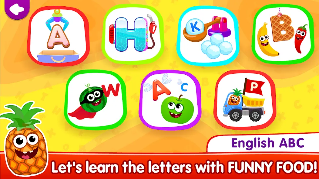 ABC kids! Alphabet learning!  [МОД Бесконечные монеты] Screenshot 1