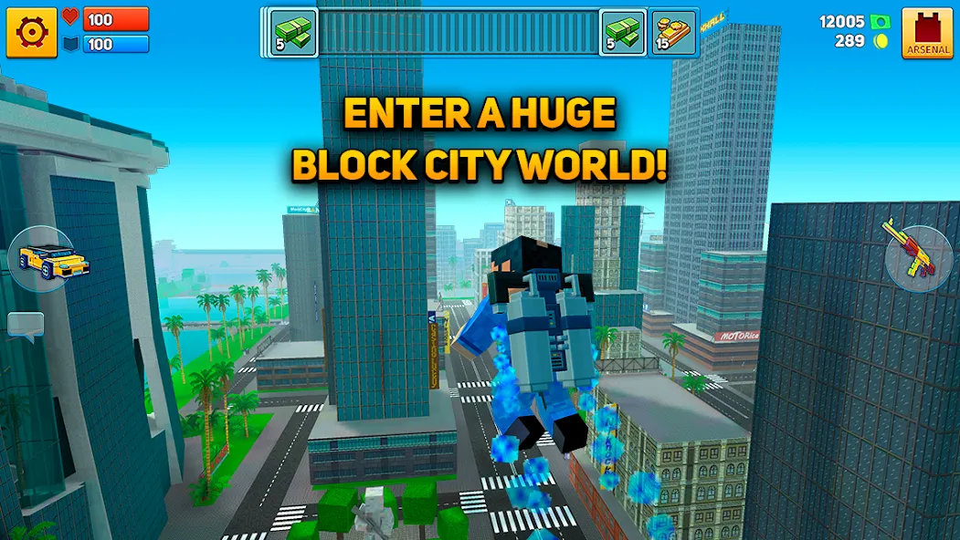 Block City Wars: Pixel Shooter (Блок Сити Варс)  [МОД Unlocked] Screenshot 2