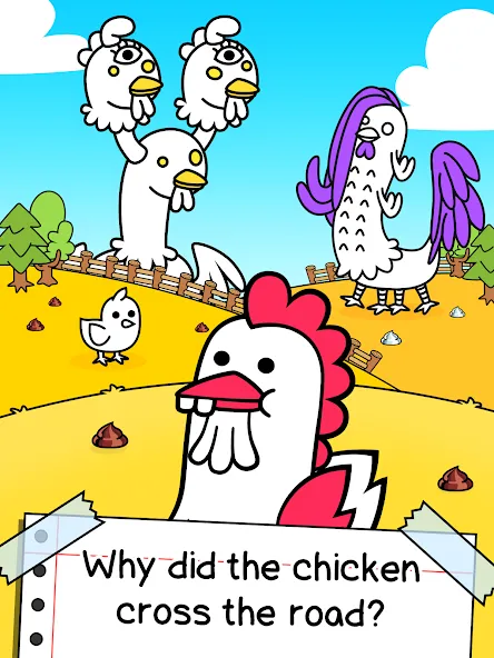 Chicken Evolution: Idle Game (Чикен Эволюшн)  [МОД Много монет] Screenshot 5