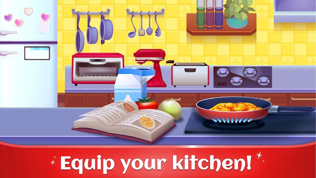 Cookbook Master: Cooking Games (Кулинарный Мастер)  [МОД Menu] Screenshot 1