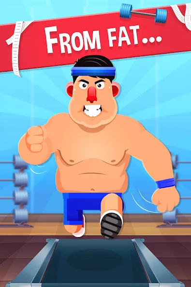 Fat No More: Sports Gym Game! (Фэт Но Море)  [МОД Mega Pack] Screenshot 1