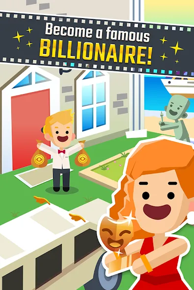 Hollywood Billionaire: Be Rich (Холливудский миллиардер)  [МОД Много денег] Screenshot 2