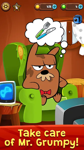 My Grumpy: Funny Virtual Pet (Май Грампи)  [МОД Много монет] Screenshot 1