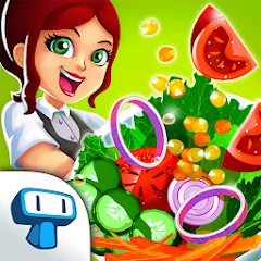 Скачать взломанную My Salad Bar: Veggie Food Game (Мой салатбар)  [МОД Unlimited Money] - последняя версия apk на Андроид