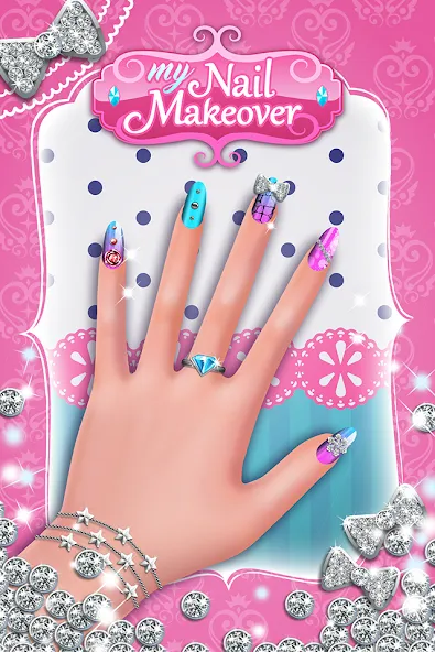 My Nail Makeover: Nail Salon (Моя маникюрная переменка)  [МОД Бесконечные монеты] Screenshot 1