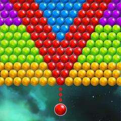 Скачать взлом Bubble Shooter Space (Бубль шутер спейс)  [МОД Много денег] - последняя версия apk на Андроид