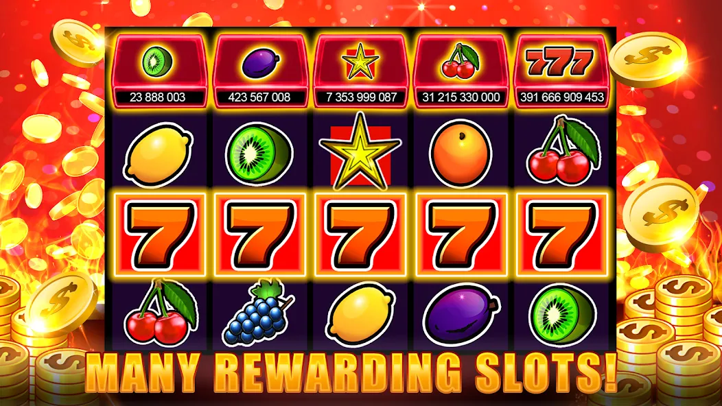 Slots 777 - Slot Machine Games  [МОД Бесконечные деньги] Screenshot 4