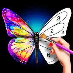 Скачать взломанную Tap Color Pro: Color By Number (Тап Колор Про)  [МОД Бесконечные монеты] - последняя версия apk на Андроид