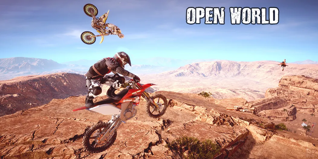 Dirt MX Bikes KTM Motocross 3D (Дирт МХ Байкс КТМ Мотокросс 3Д)  [МОД Все открыто] Screenshot 1