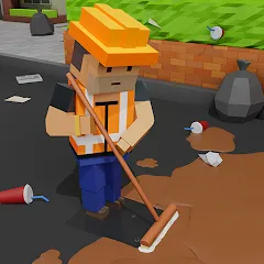 Взлом Cleaning Idle (Клининг Айдл)  [МОД Много монет] - последняя версия apk на Андроид