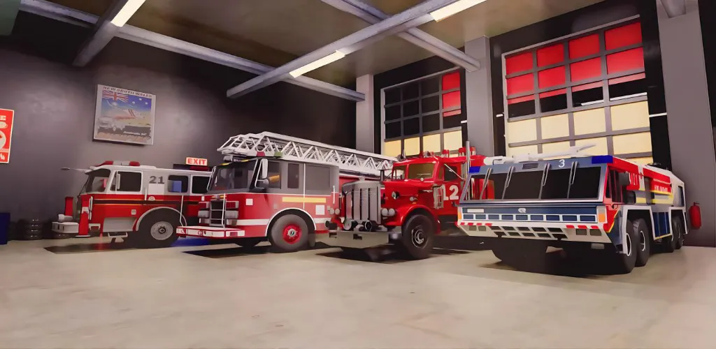 Real Firefighter 3D Simulator (Реальный Пожарник 3D Симулятор)  [МОД Unlocked] Screenshot 4