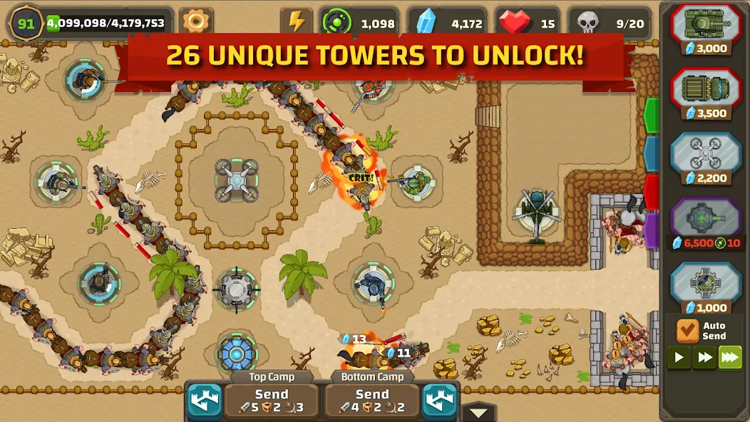 Ancient Allies Tower Defense (Аншент Эллайес Тауэр Дефенс)  [МОД Все открыто] Screenshot 1