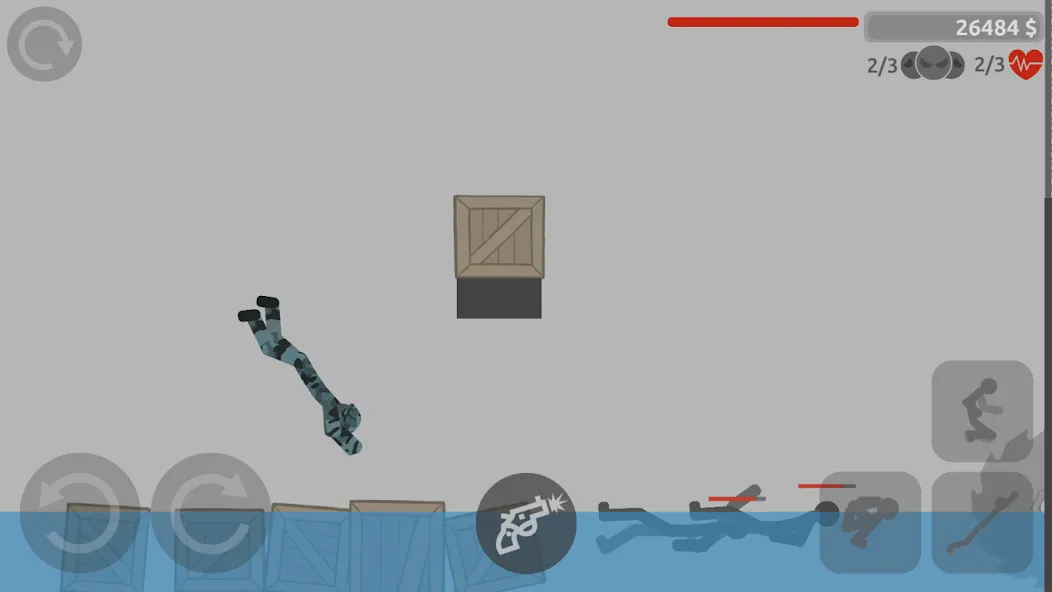 Stick Battle: Ragdoll Fight  [МОД Много денег] Screenshot 1