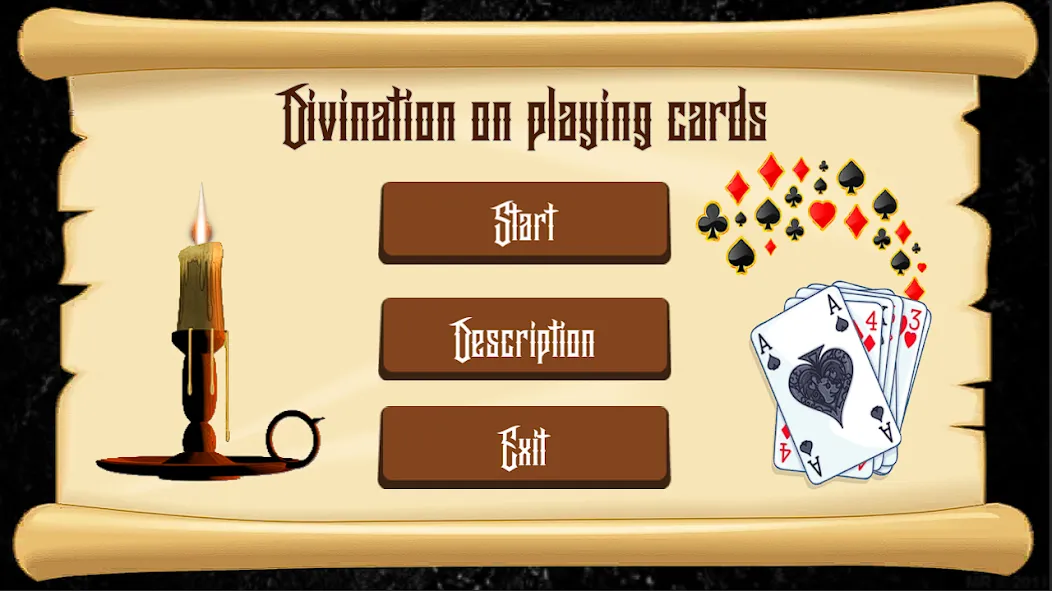 Divination on Playing Cards  [МОД Unlocked] Screenshot 1