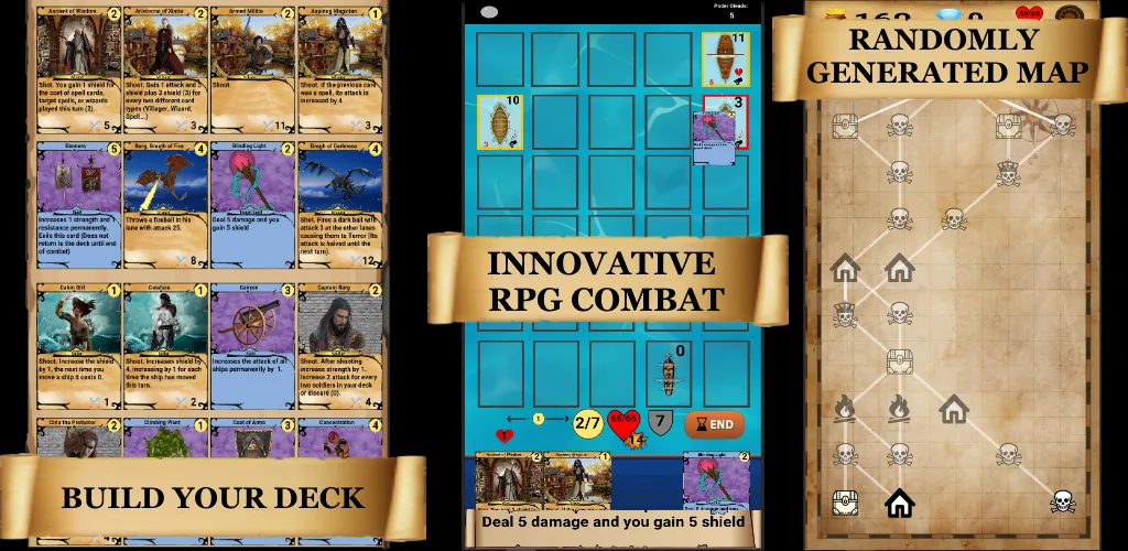 RogueShip - RPG Roguelike Card (РоугеШип)  [МОД Все открыто] Screenshot 2