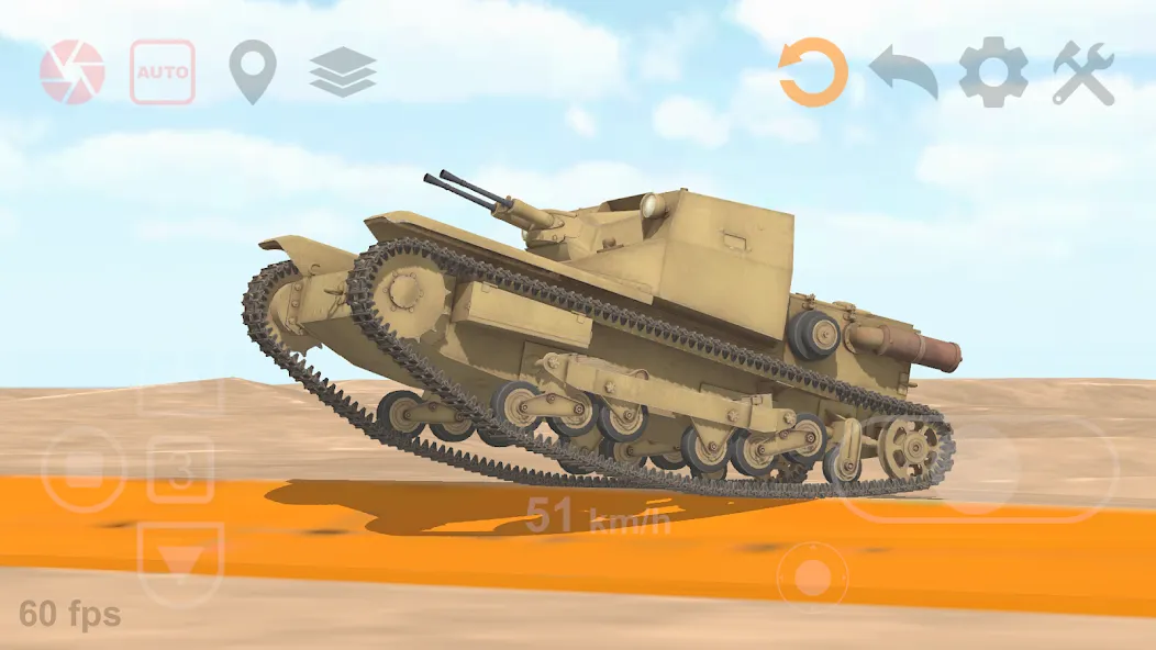 Tank Physics Mobile Vol.3  [МОД Все открыто] Screenshot 4