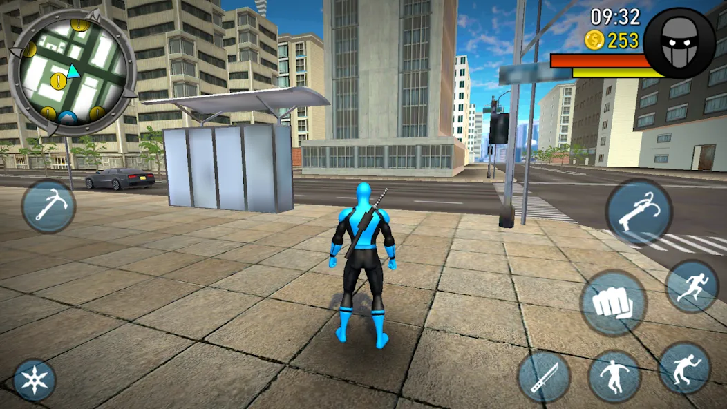 Blue Ninja : Superhero Game (Блу Ниндзя)  [МОД Все открыто] Screenshot 4