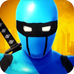 Скачать взломанную Blue Ninja : Superhero Game (Блу Ниндзя)  [МОД Все открыто] - стабильная версия apk на Андроид