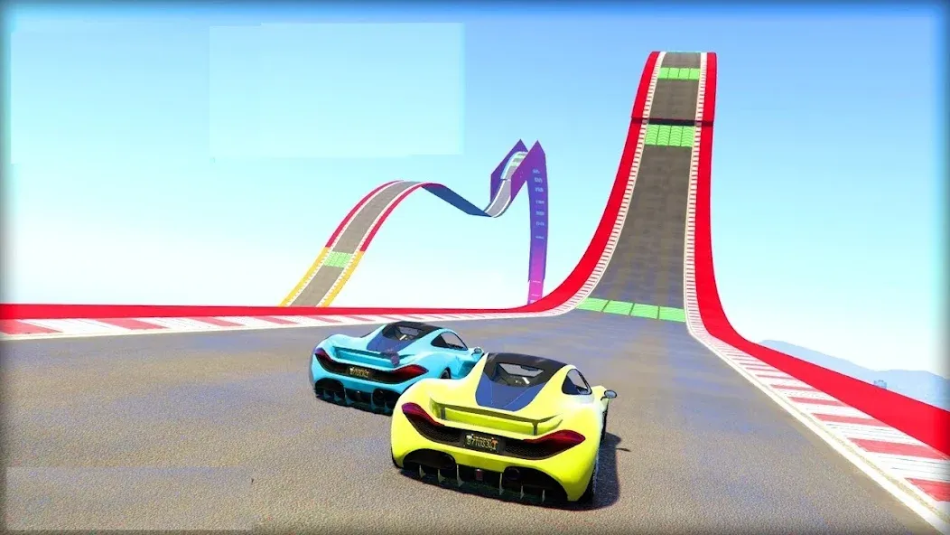 Mega Ramp Car Offline Games  [МОД Много денег] Screenshot 2