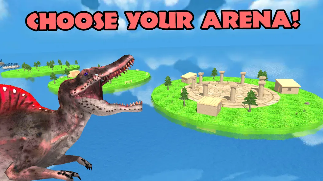 Dino Battle Arena Lost Kingdom (Дино Битва Арена Потерянное Королевство)  [МОД Все открыто] Screenshot 2