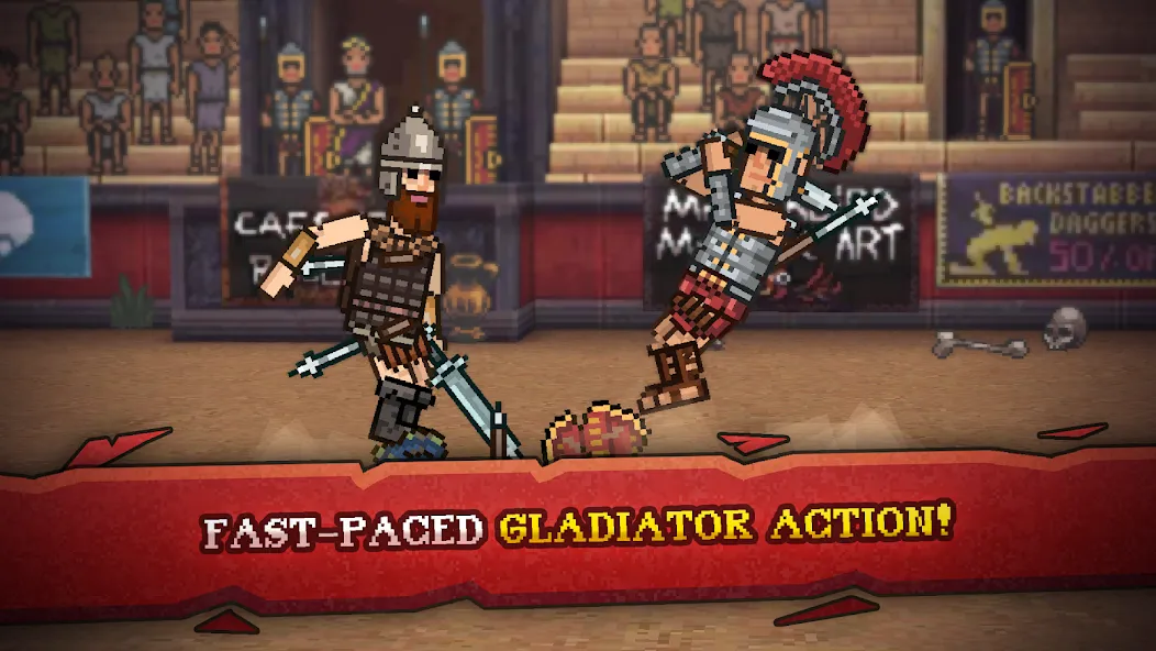 Gladihoppers - Gladiator Fight (Гладихопперс)  [МОД Бесконечные деньги] Screenshot 1