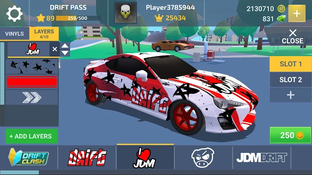 Drift Clash Online Racing (Дрифт Клаш)  [МОД Mega Pack] Screenshot 1