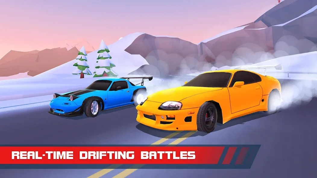 Drift Clash Online Racing (Дрифт Клаш)  [МОД Mega Pack] Screenshot 2