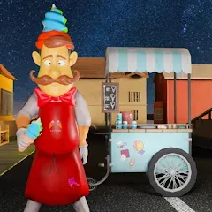 Скачать взлом Ice Cream Man: Horror Scream (Айс Скрим)  [МОД Много денег] - последняя версия apk на Андроид