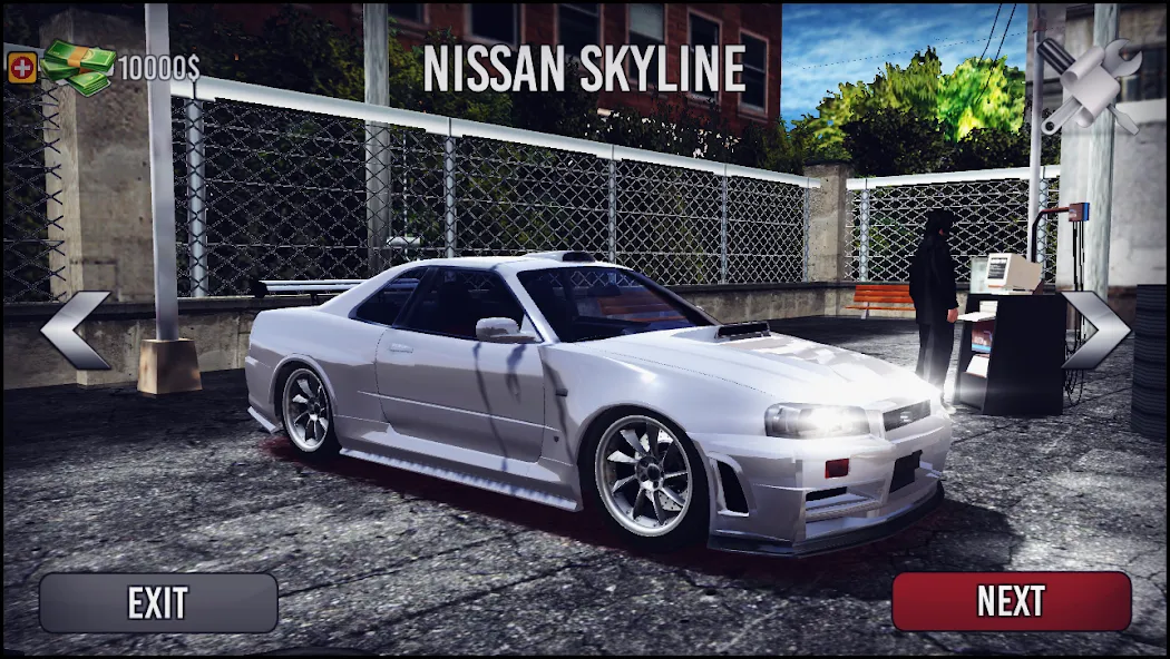 Skyline Drift Simulator (Скайлайн Дрифт Симулятор)  [МОД Бесконечные деньги] Screenshot 2